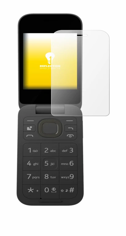 Image of the device HMD 2660 Flip 4G with a wide variety of screen protectors.