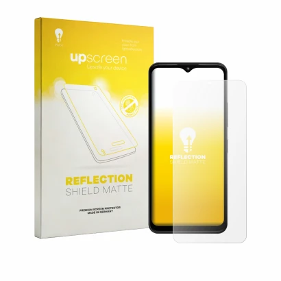 Front side of a product packaging with the brand logo upscreen. Next to it is the device HMD Arc shown with the corresponding