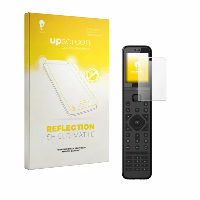 Front side of a product packaging with the brand logo upscreen. Next to it is the device Sofabaton U3 shown with the correspon