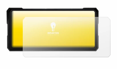Image of the device Jansite MT36 8.1" with a wide variety of screen protectors.