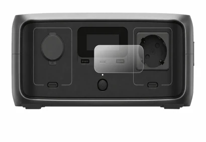 Image of the device EcoFlow River 3 with a wide variety of screen protectors.