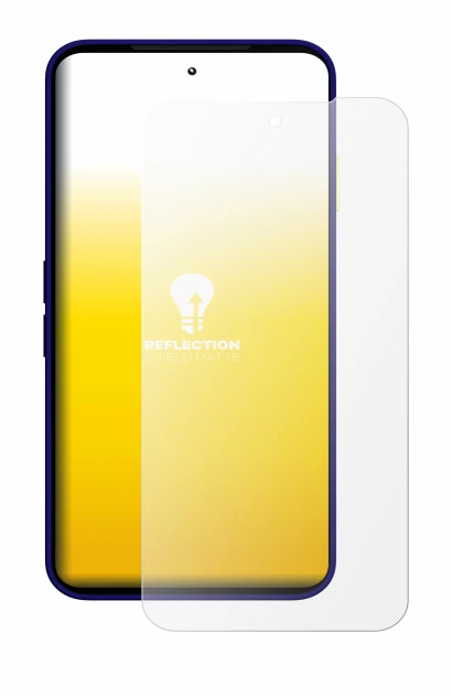 Image of the device Fairphone 6 Plus with a wide variety of screen protectors.