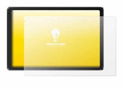 Image of the device Laptok Tablet 10.1" with a wide variety of screen protectors.