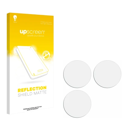 Front side of a product packaging with the brand logo upscreen. Next to it is the corresponding screen protector.