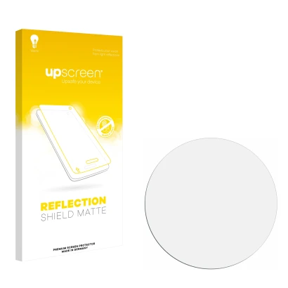 Front side of a product packaging with the brand logo upscreen. Next to it is the corresponding screen protector.