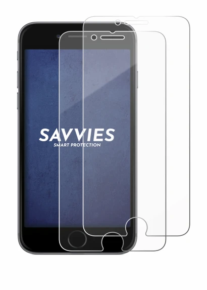 Image of the device Apple iPhone 6S with a wide variety of screen protectors.
