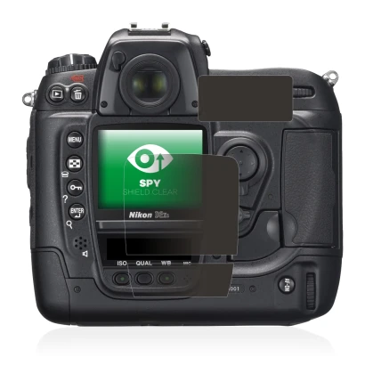 Image of the device Nikon D2X with a wide variety of screen protectors.