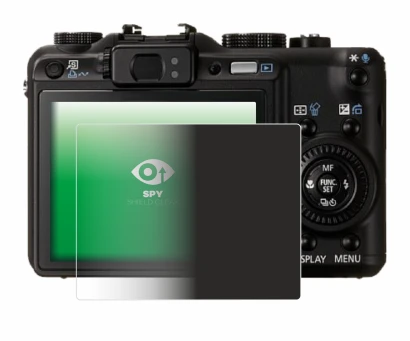 Image of the device Canon PowerShot G9 with a wide variety of screen protectors.