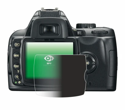 Image of the device Nikon D60 with a wide variety of screen protectors.