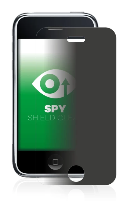 Image of the device Apple iPhone 3G with a wide variety of screen protectors.