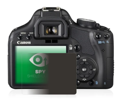 Image of the device Canon EOS 500D with a wide variety of screen protectors.