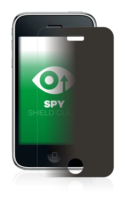 Image of the device Apple iPhone 3GS with a wide variety of screen protectors.