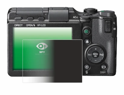 Image of the device Ricoh GXR with a wide variety of screen protectors.