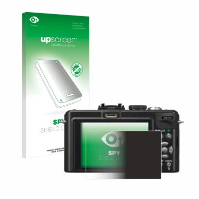 Front side of a product packaging with the brand logo upscreen. Next to it is the device Panasonic Lumix DMC-LX5 shown with th