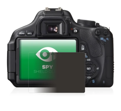 Image of the device Canon EOS 600D with a wide variety of screen protectors.