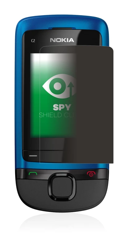Image of the device Nokia C2-05 with a wide variety of screen protectors.