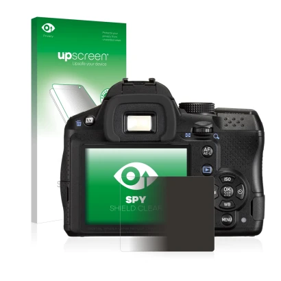 Front side of a product packaging with the brand logo upscreen. Next to it is the device Pentax K-30 shown with the correspond