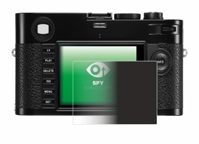 Image of the device Leica M (Typ 240) with a wide variety of screen protectors.