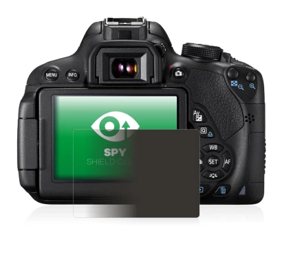 Image of the device Canon EOS 700D with a wide variety of screen protectors.