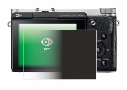Image of the device Samsung NX300M with a wide variety of screen protectors.