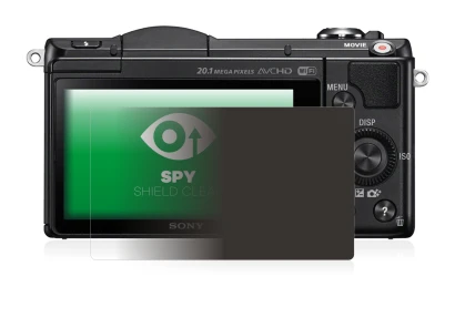 Image of the device Sony Alpha 5000 (DSLR-A5000) with a wide variety of screen protectors.