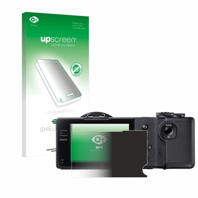 Front side of a product packaging with the brand logo upscreen. Next to it is the device Sigma dp2 Quattro shown with the corr
