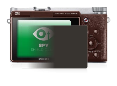 Image of the device Samsung NX3000 with a wide variety of screen protectors.