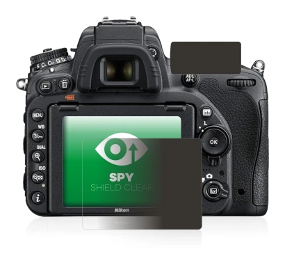 Image of the device Nikon D750 with a wide variety of screen protectors.