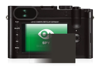 Image of the device Leica Q (Typ 116) with a wide variety of screen protectors.