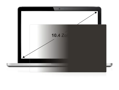 Image of the device with a wide variety of screen protectors.