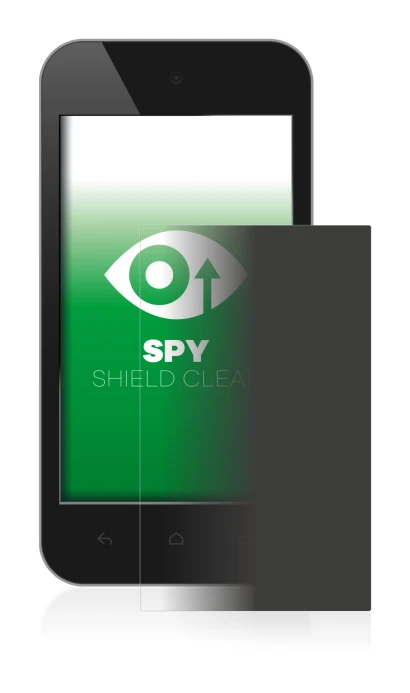 Image of the device with a wide variety of screen protectors.