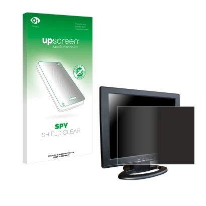 Front side of a product packaging with the brand logo upscreen. Next to it is the device SDC Touchscreen TFT (15") shown with