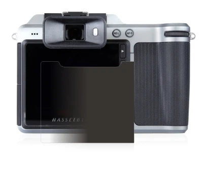 Image of the device Hasselblad X1D-50c with a wide variety of screen protectors.