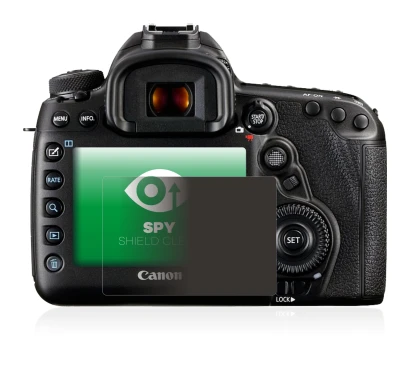 Image of the device Canon EOS 5D Mark IV with a wide variety of screen protectors.