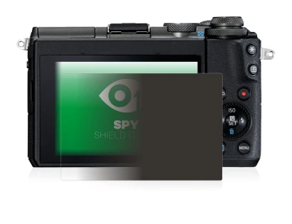 Image of the device Canon EOS M6 with a wide variety of screen protectors.