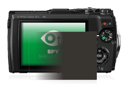 Image of the device Olympus Tough TG-5 with a wide variety of screen protectors.