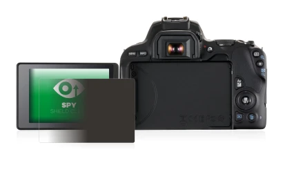 Image of the device Canon EOS 200D with a wide variety of screen protectors.