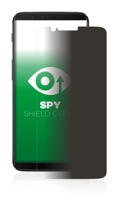 Image of the device OnePlus 5T with a wide variety of screen protectors.