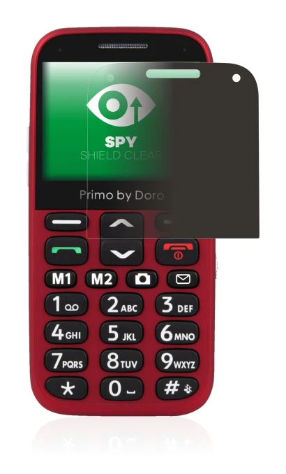Image of the device Doro Primo 366 with a wide variety of screen protectors.