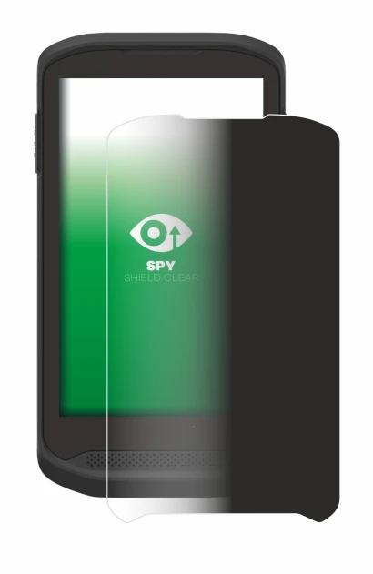 Image of the device Zebra TC25 with a wide variety of screen protectors.