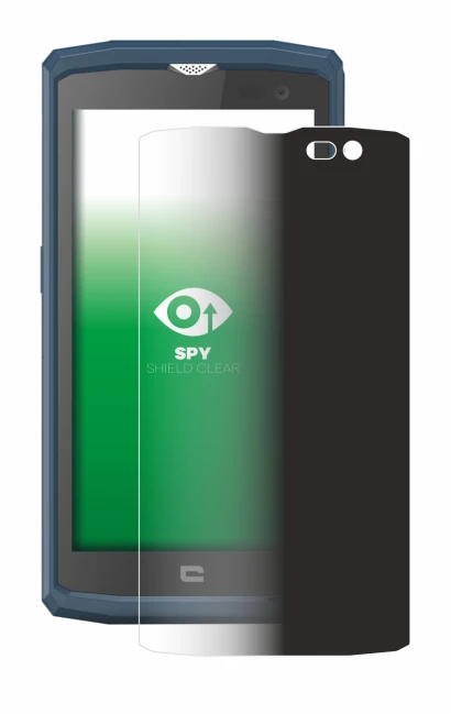Image of the device Crosscall Core X3 with a wide variety of screen protectors.