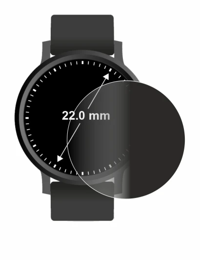 Image of the device Circular Displays (ø: 22 mm) with a wide variety of screen protectors.