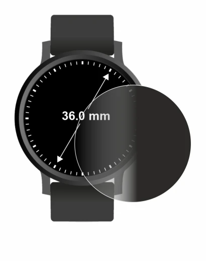 Image of the device Circular Displays (ø: 36 mm) with a wide variety of screen protectors.