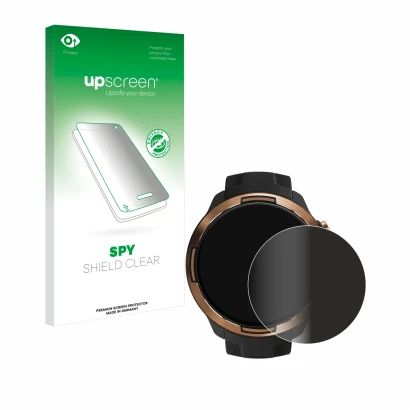 Front side of a product packaging with the brand logo upscreen. Next to it is the device Suunto 9 Baro shown with the correspo