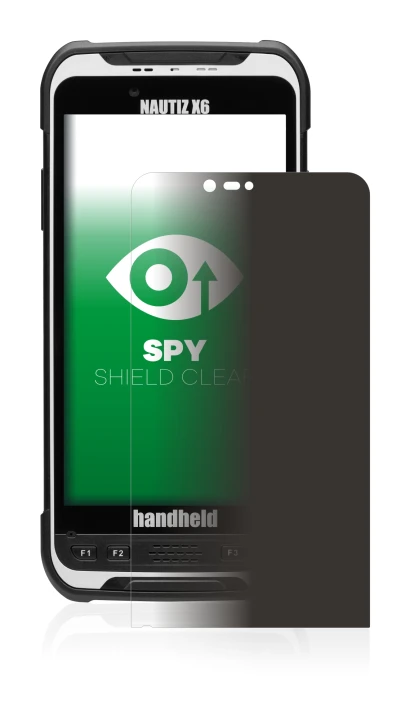 Image of the device Handheld Nautiz X6 with a wide variety of screen protectors.