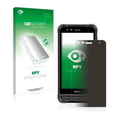 Front side of a product packaging with the brand logo upscreen. Next to it is the device Cyrus CS22 XA shown with the correspo