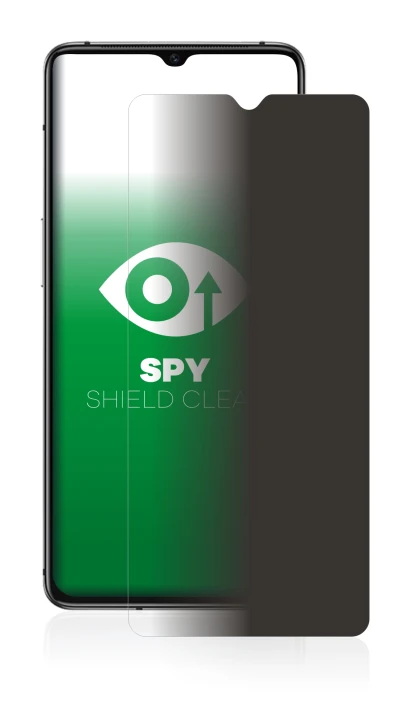 Image of the device OnePlus 7T with a wide variety of screen protectors.