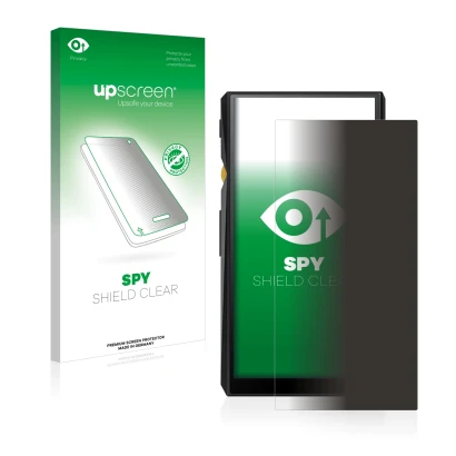 Front side of a product packaging with the brand logo upscreen. Next to it is the device FiiO M11 shown with the corresponding