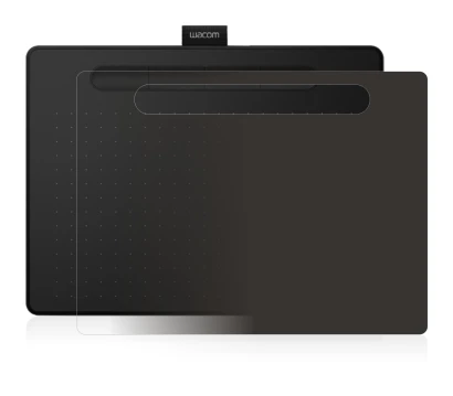 Image of the device Wacom Intuos M with a wide variety of screen protectors.