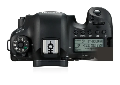 Image of the device Canon EOS 6D (top plate display) with a wide variety of screen protectors.